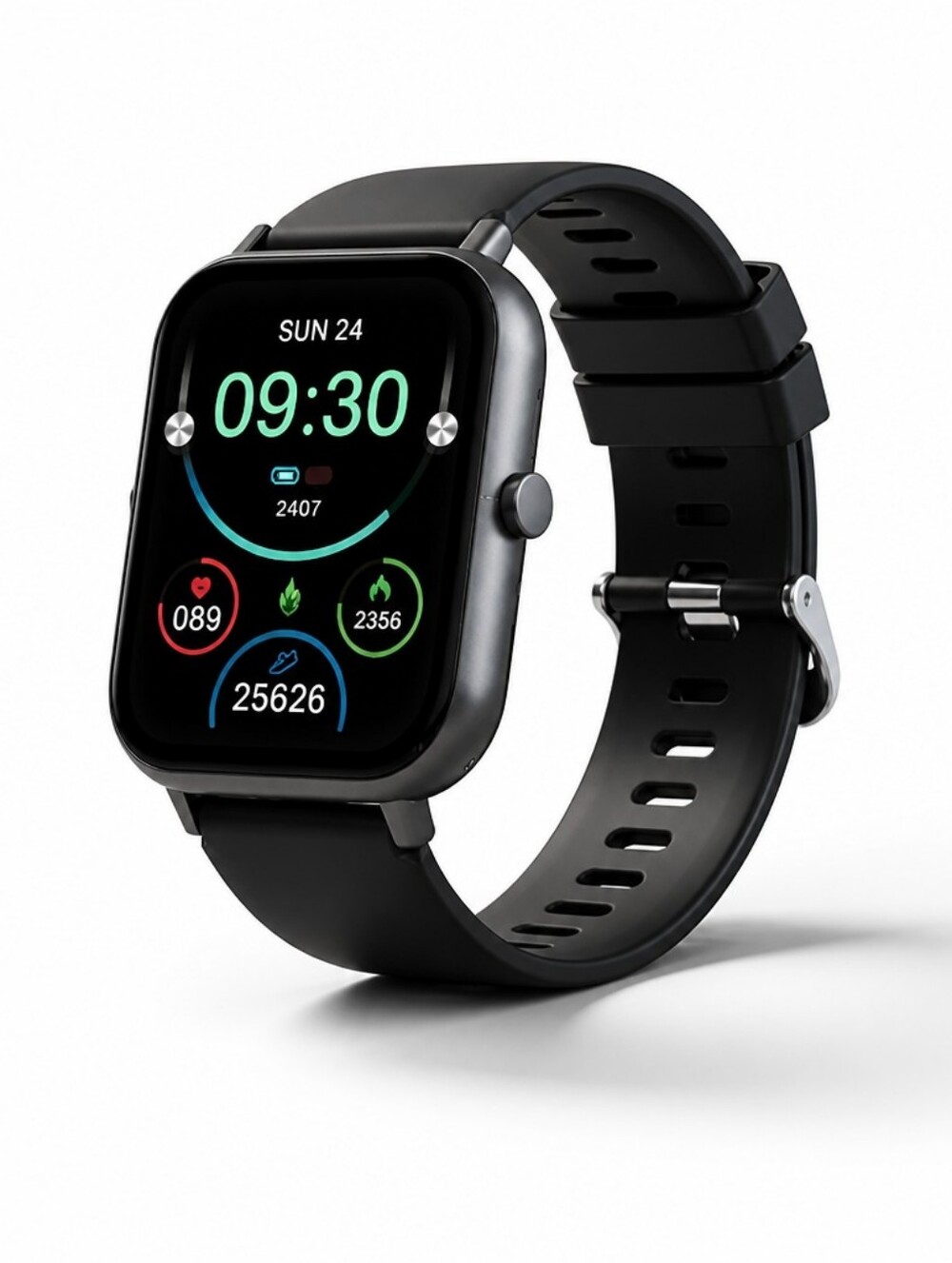 NIB ZL54C Smartwatch Bluetooth Call Fitness Tracker Waterproof Black - Picture 3 of 14